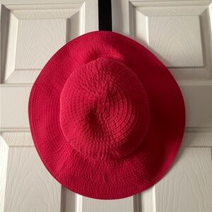 Pink Summer Floppy Sun Hat